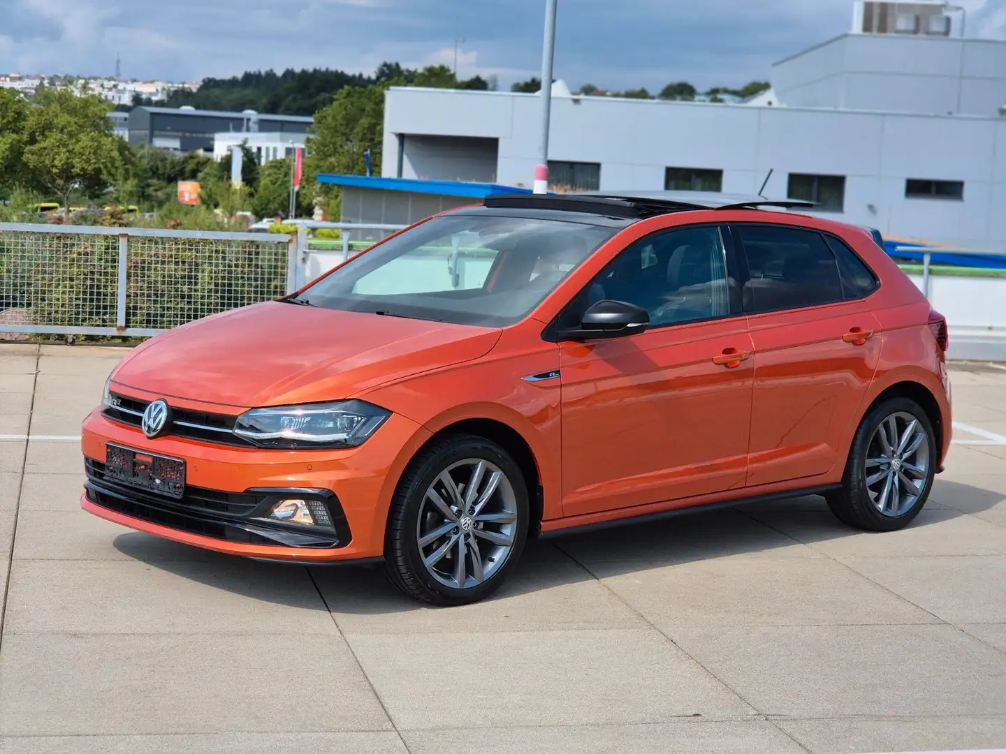 Volkswagen Polo VI Highline ACC LED DSG PDC SHZ EU6 R-Line Orange - 1