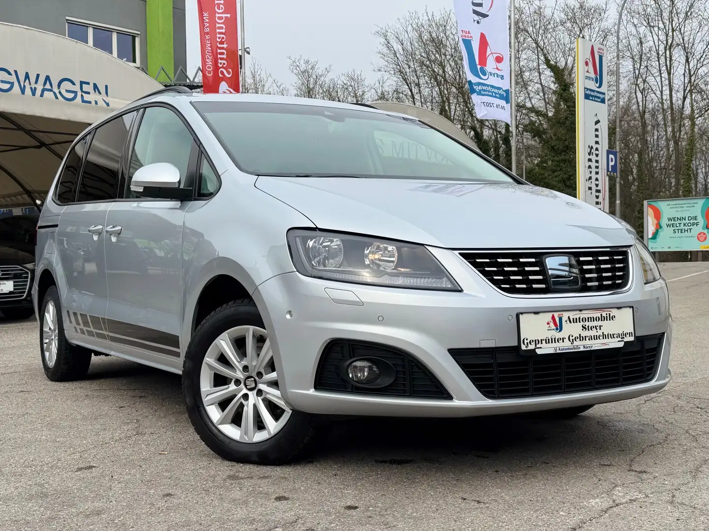 SEAT Alhambra Executive 2,0 TDI DSG.+7 Sitze+Navi+Kamera+ACC Grau - 1