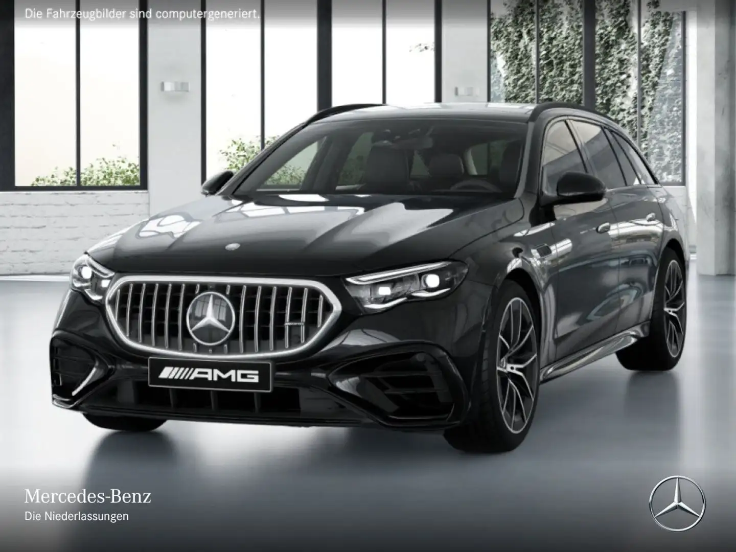 Mercedes-Benz E 53 AMG T 4M Hybrid Fahrass 360° Pano Burmester Zwart - 2