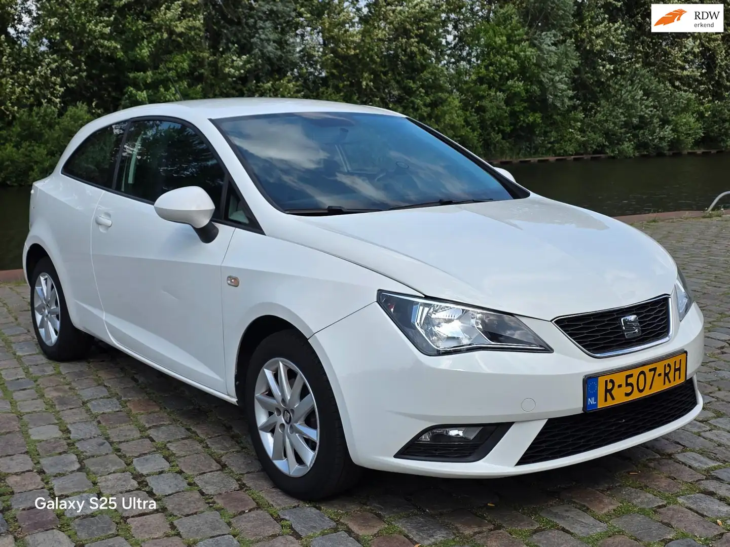 SEAT Ibiza 1.2 Reference zeer mooi auto airco navigatie elekt Wit - 1