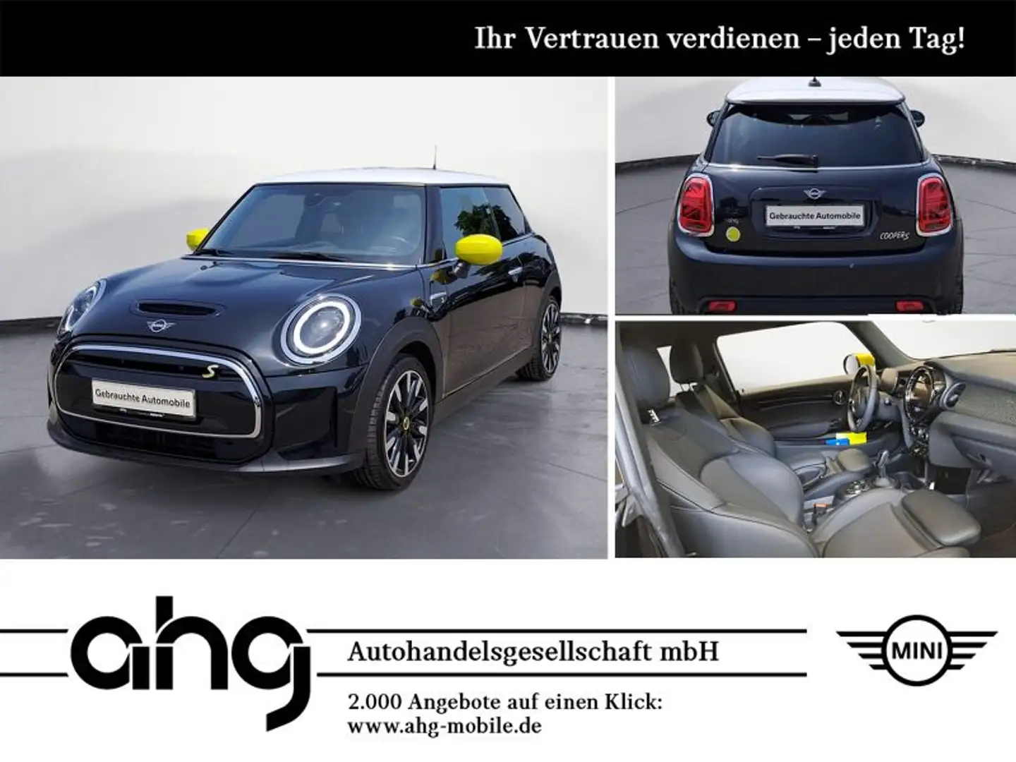 MINI Cooper SE . MINI Electric Trim Klimaaut. PDC Schwarz - 1