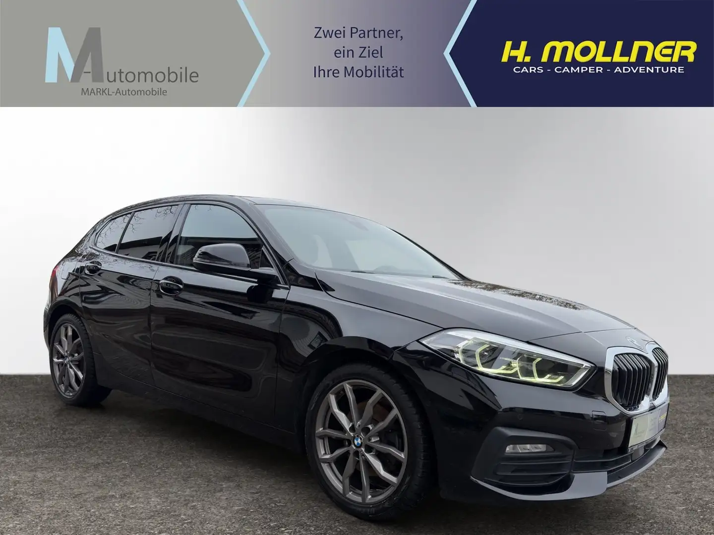 BMW 116 d Advantage Automatik Schwarz - 1