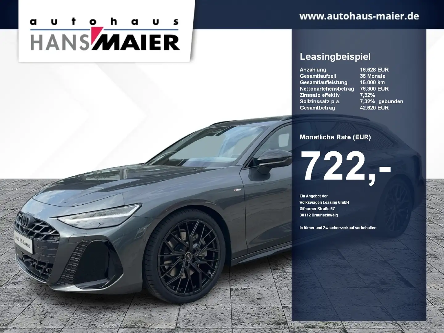Audi A6 Avant TDI quattro S tronic Navi AreaView Grau - 1