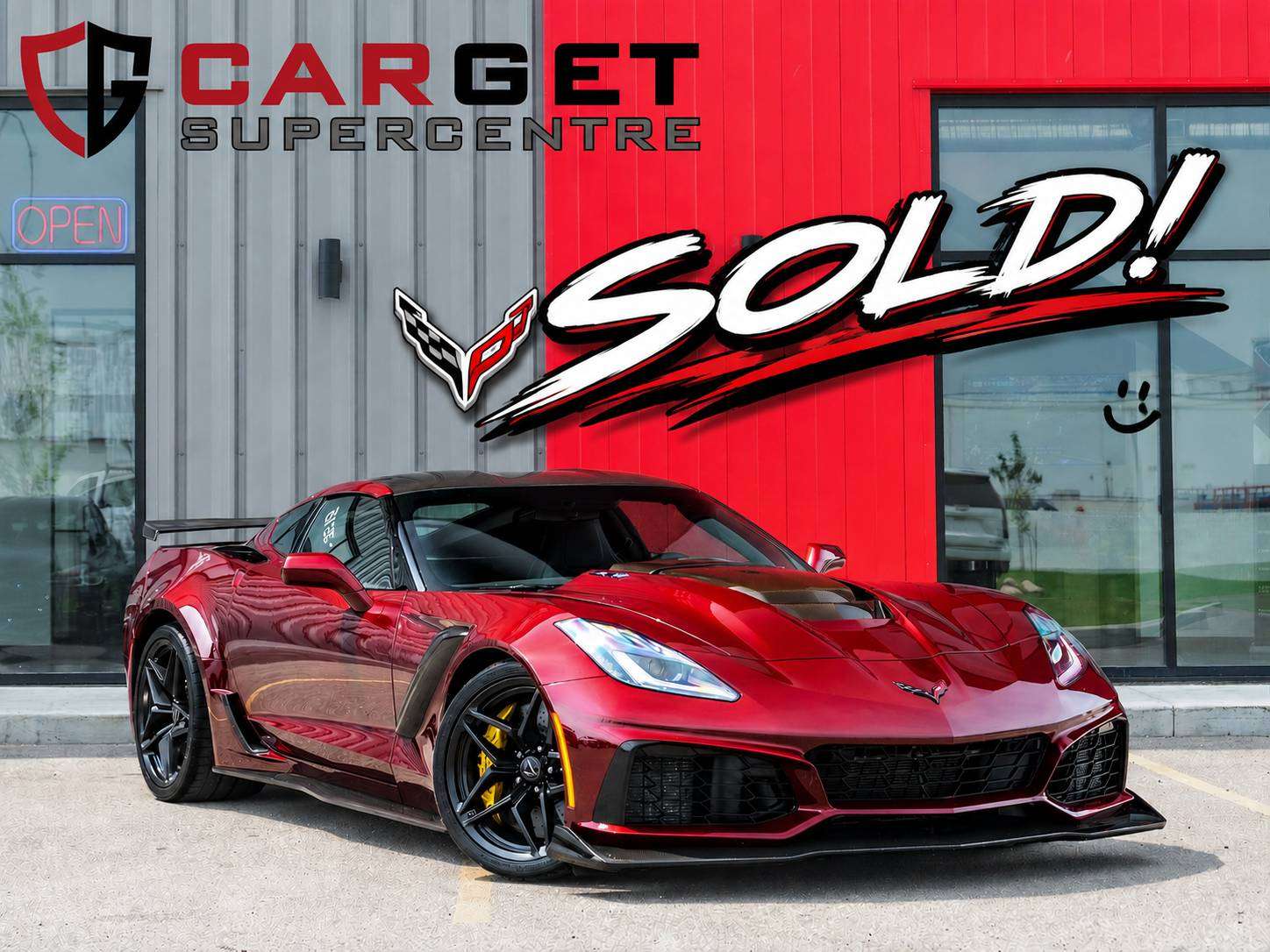 Red 2019 Chevrolet Corvette Coupe Rear-Wheel Drive 8-Speed Automatic