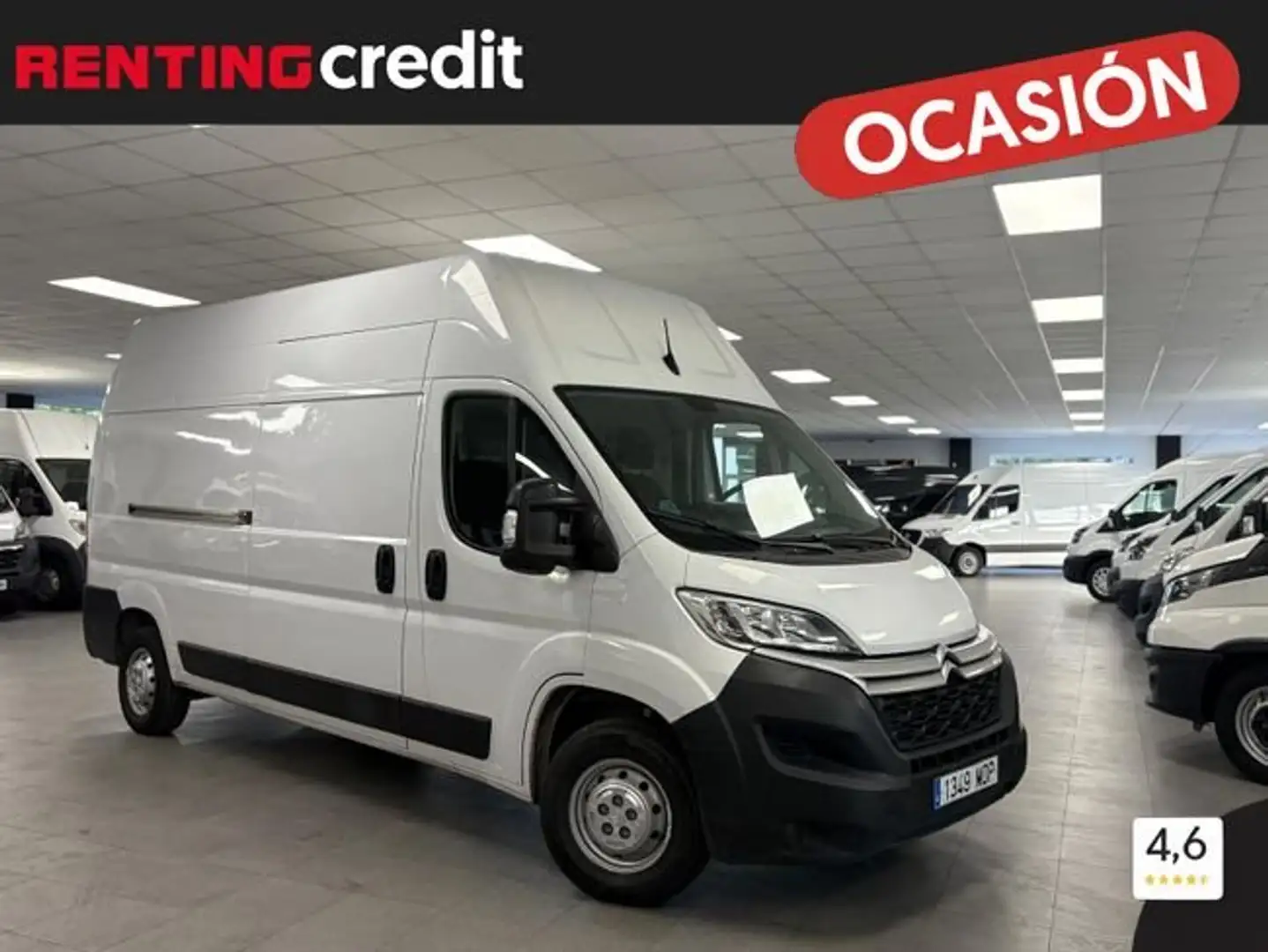 Citroen Jumper BlueHDi 103KW (140CV) Furgón 35L3H3 Blanco - 1