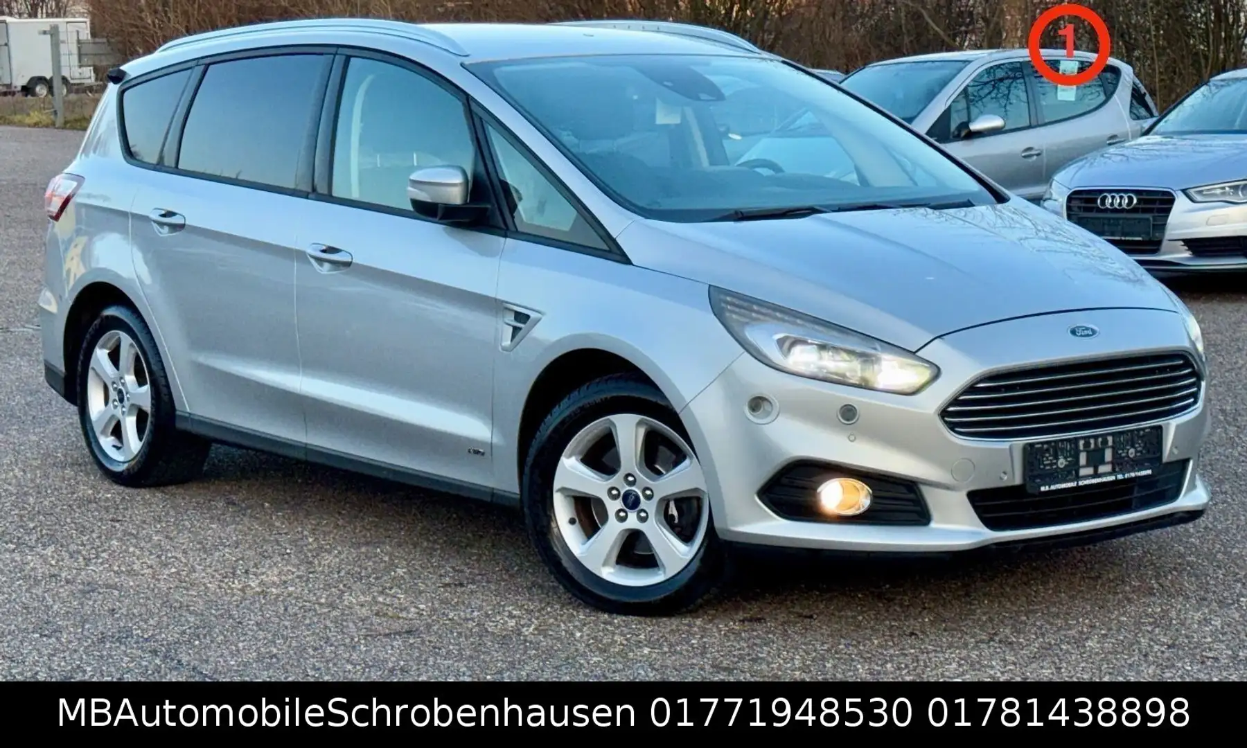 Ford S-Max S-MAX Business AWD 1 LED PDC KAMERA NAVI 8xALUFE Zilver - 1