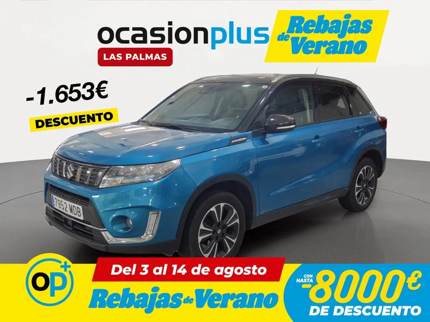 Suzuki Vitara 1.4T GLX Mild Hybrid Azul - 1