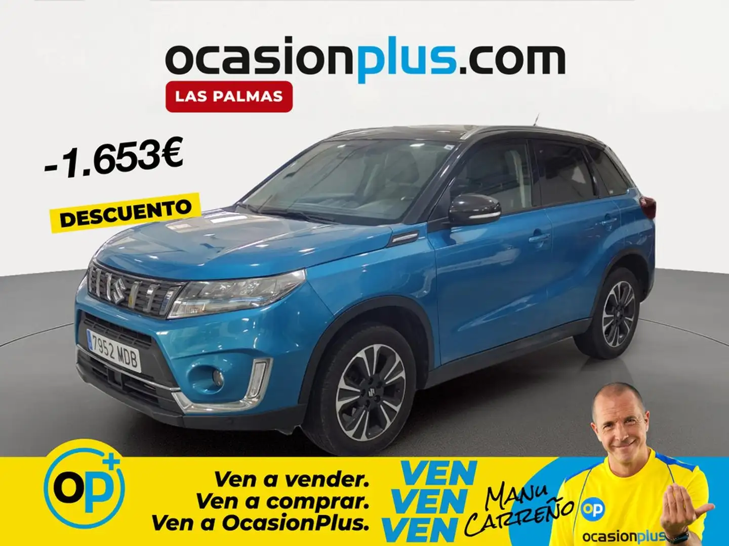 Suzuki Vitara 1.4T GLX Mild Hybrid Azul - 1