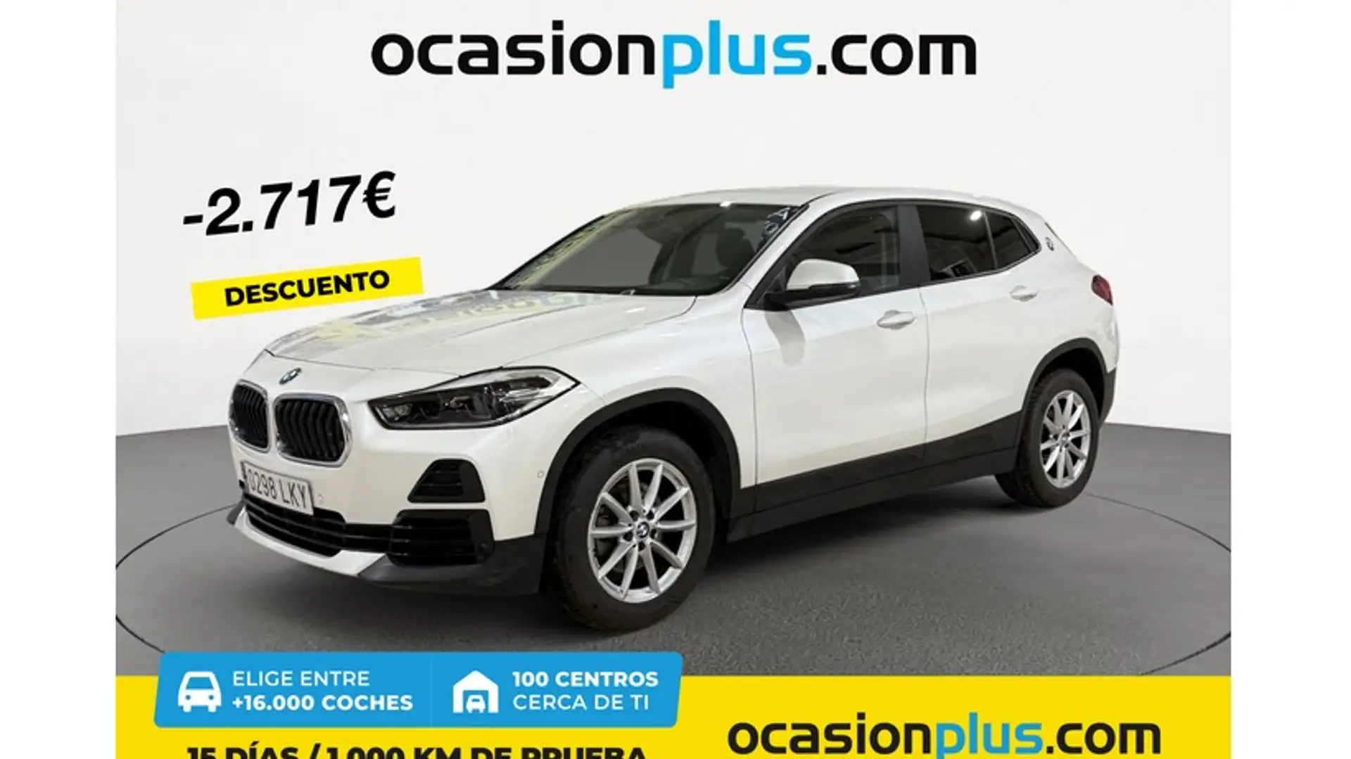 BMW X2 sDrive 18d Business Blanc - 1