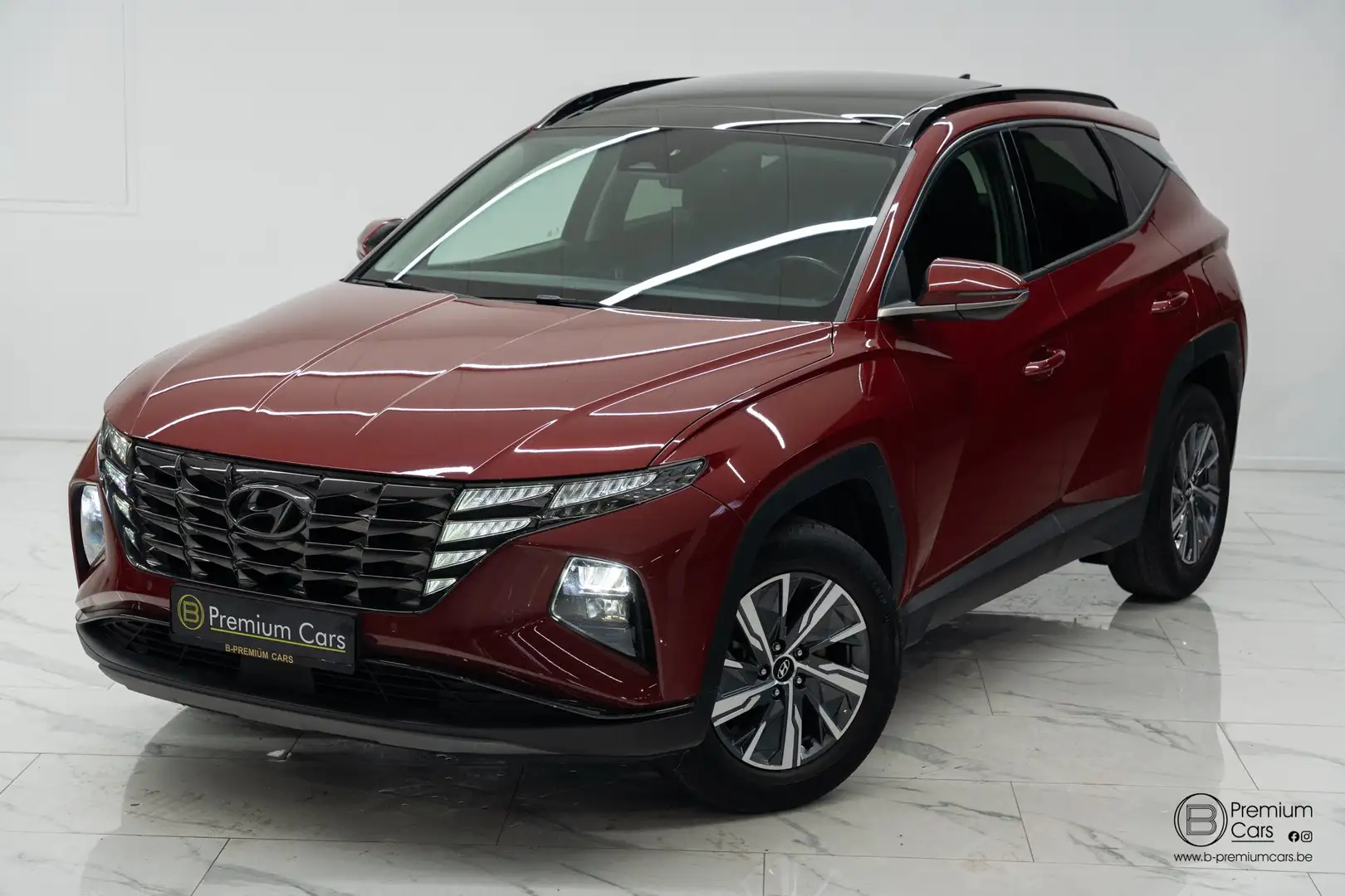 Hyundai TUCSON 1.6 T-GDi -Hybrid 4WD Blackline! Full options! BTW Rouge - 2