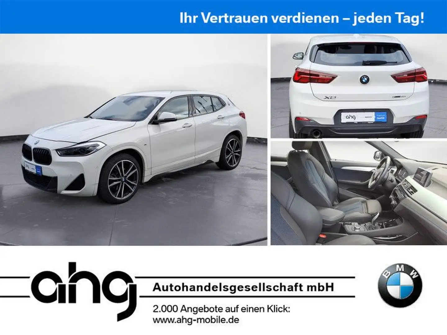 BMW X2 sDrive18i M-Sport *Shadow*Kamera*NaviRTTI*LED Weiß - 1