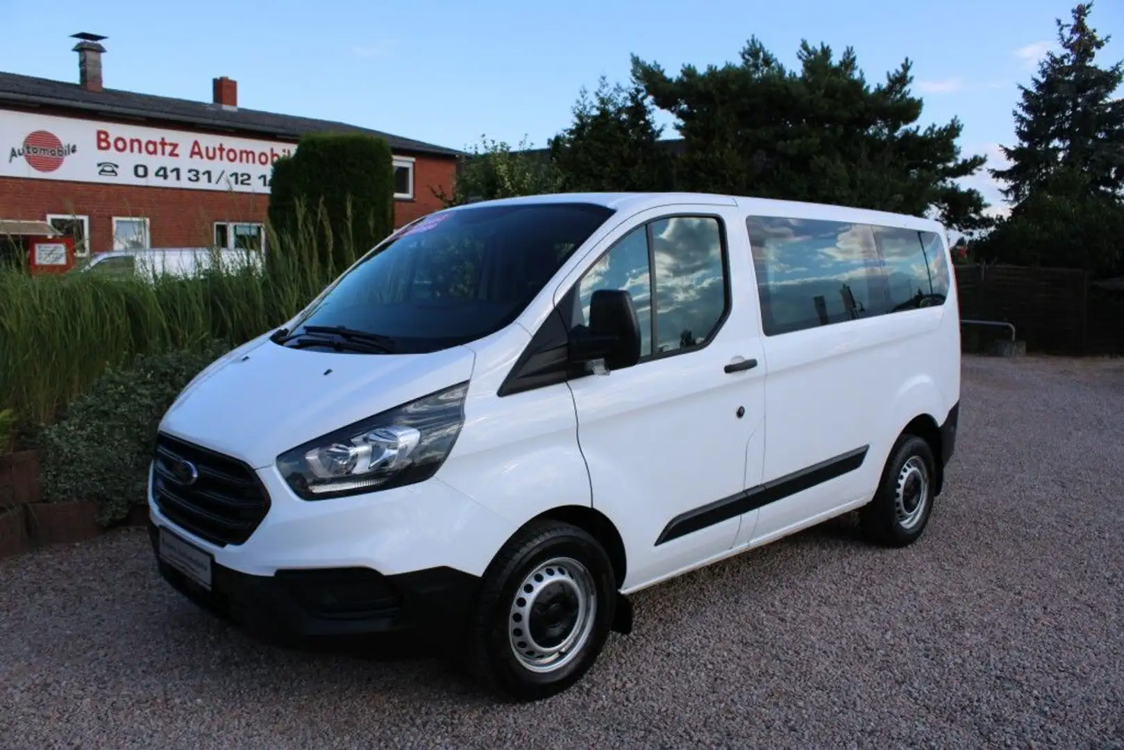 Ford Transit Custom 320 L1H1 Basis *Klima,9 Sitze* Blanc - 1