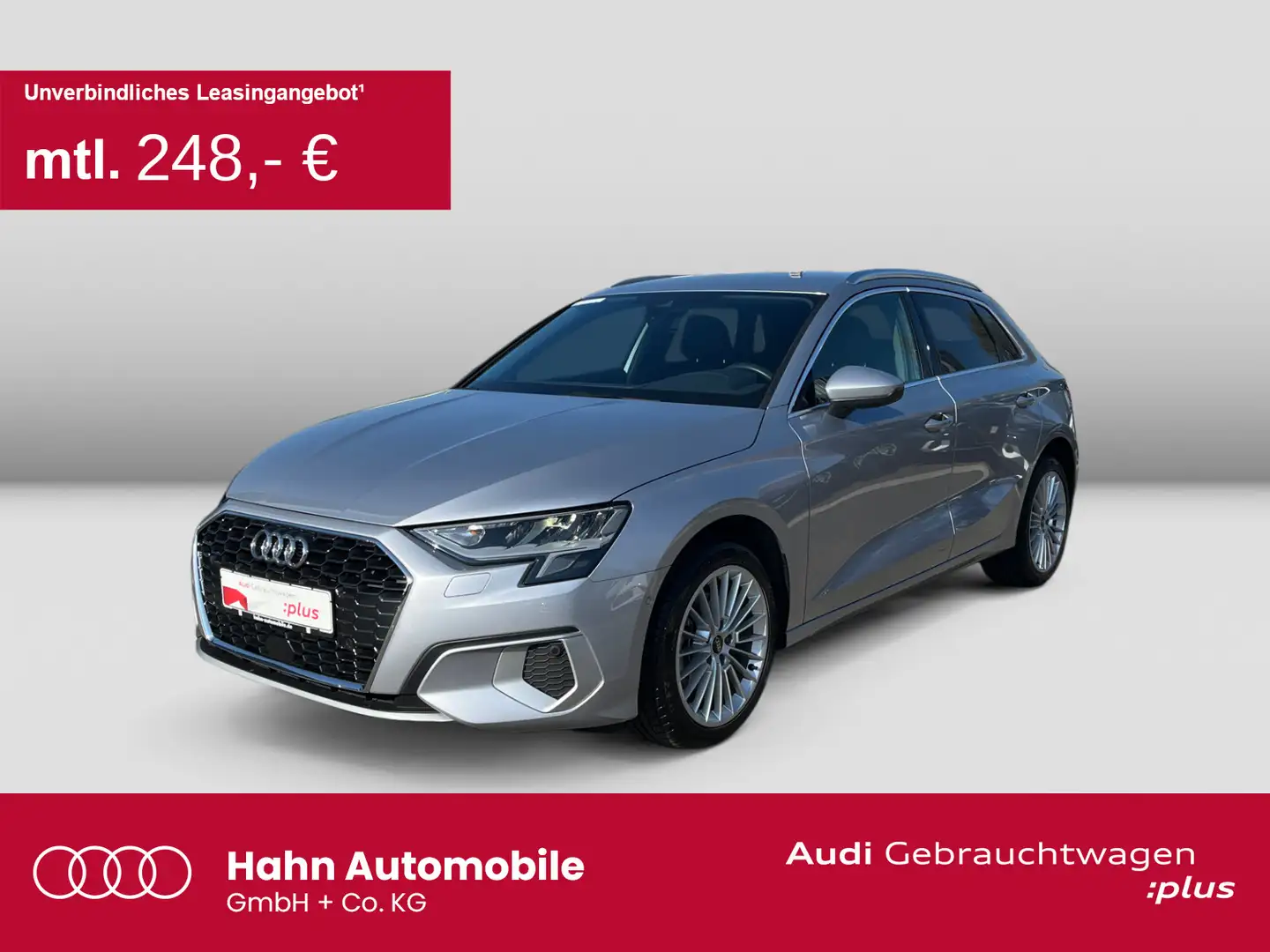 Audi A3 Advanced 35TFSI S-Trc Virtual LED A Silber - 1
