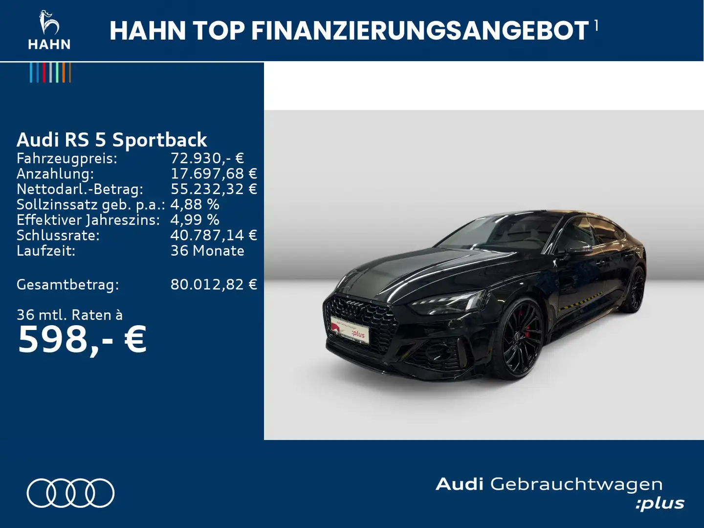 Audi RS5 TFSI quattro ABT Matrix Pano Virt Schwarz - 2