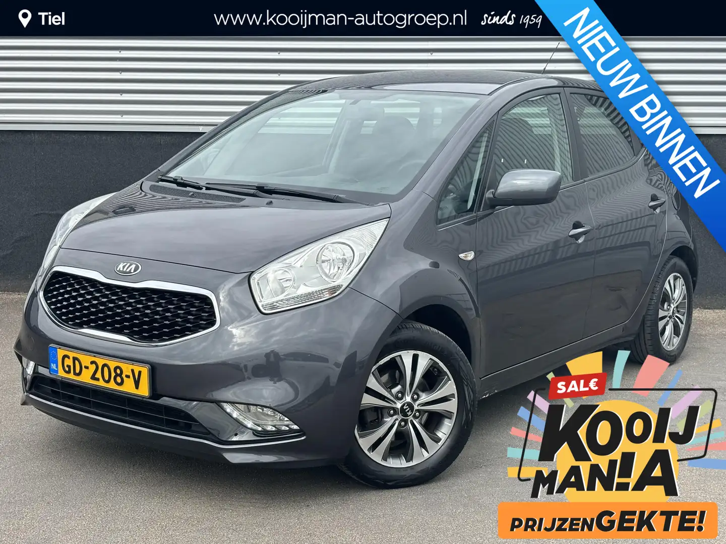 Kia Venga 1.4 CVVT First Edition Trekhaak, Dealeronderhouden Gris - 1