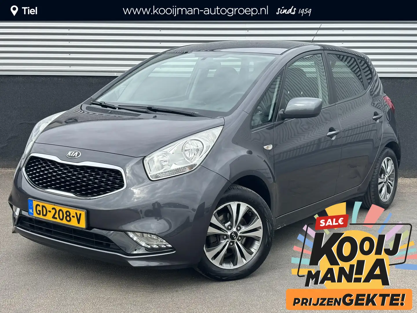 Kia Venga 1.4 CVVT First Edition Trekhaak, Dealeronderhouden Gris - 1