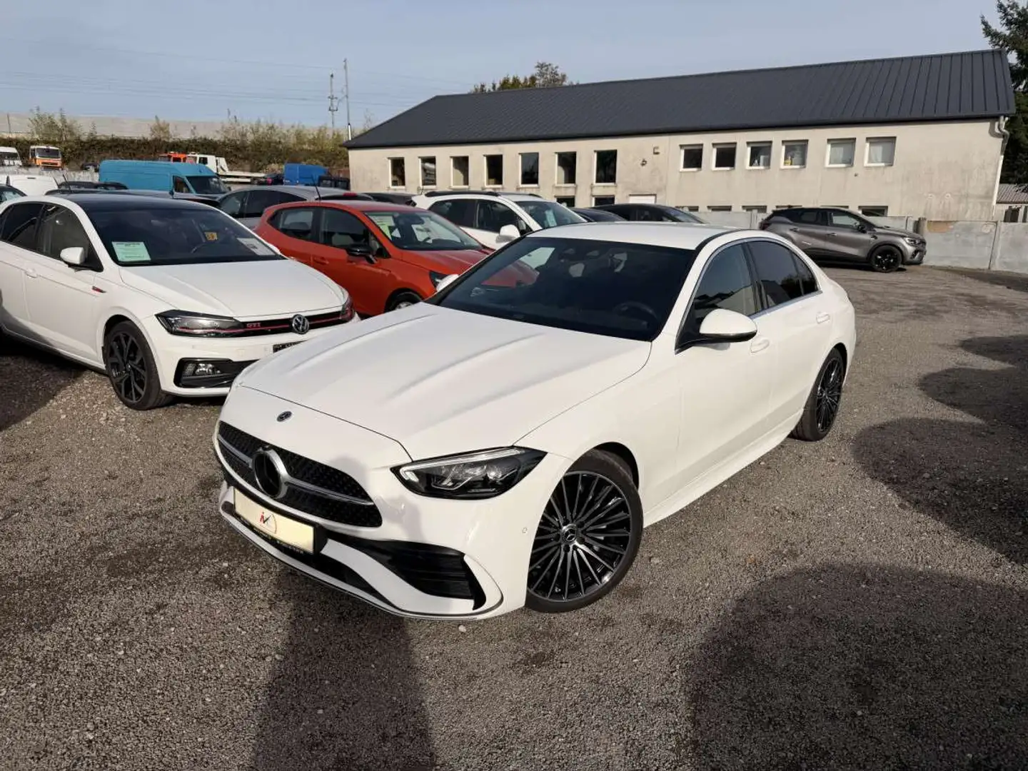 Mercedes-Benz C 220 d AMG line Blanc - 1