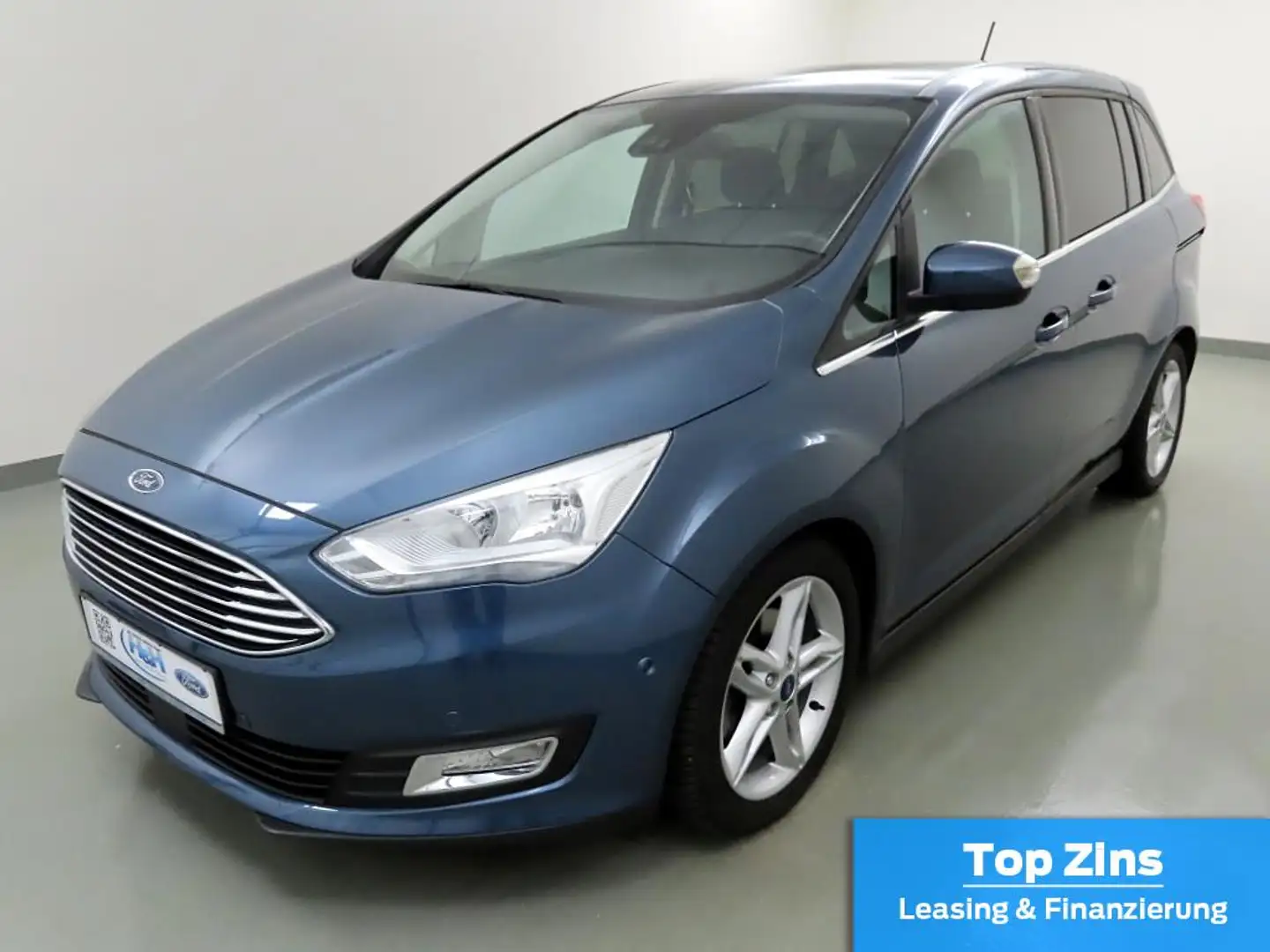 Ford Grand C-Max 1.5 EcoB Titanium AHK+ACC+WinterPak Синій - 2