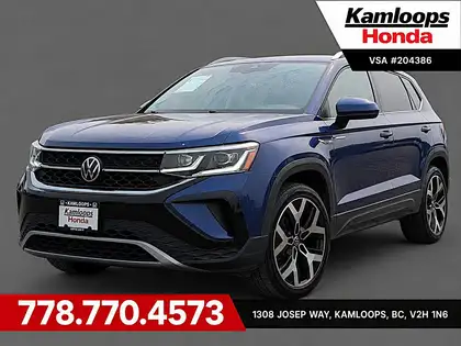 Blue 2022 Volkswagen Taos SUV / Crossover Automatic