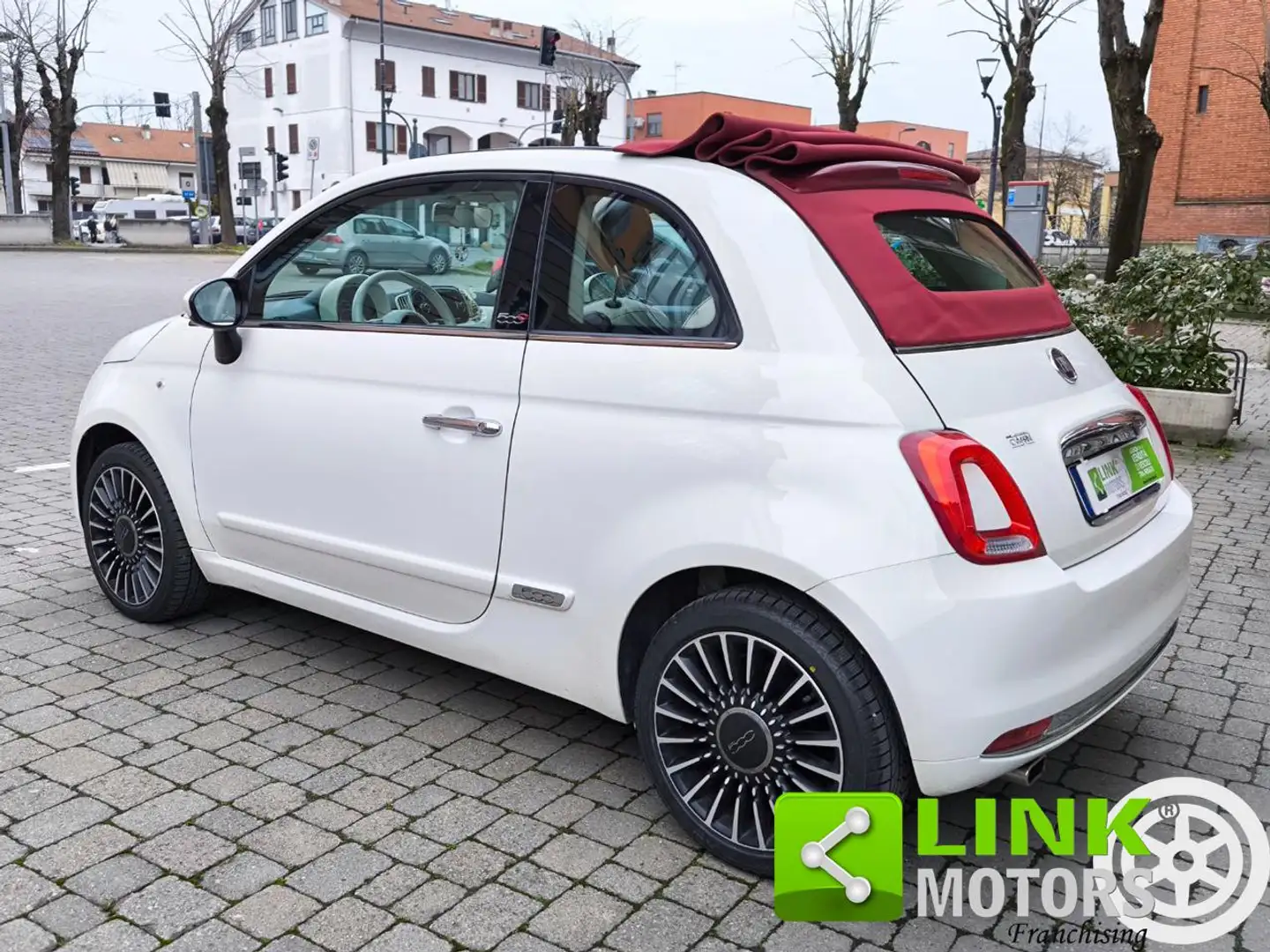 Fiat 500C 1.2 S-S - NEOPATENTATI - CABRIO Blanc - 2
