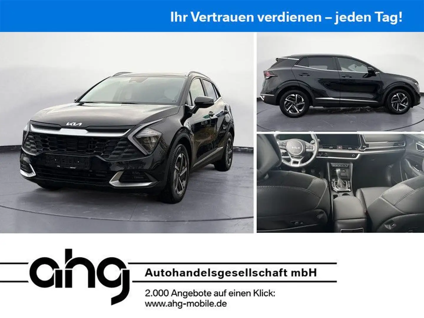 Kia Sportage 1.6 T-GDI EcoDynamics+ Vision Bluetooth Nero - 1