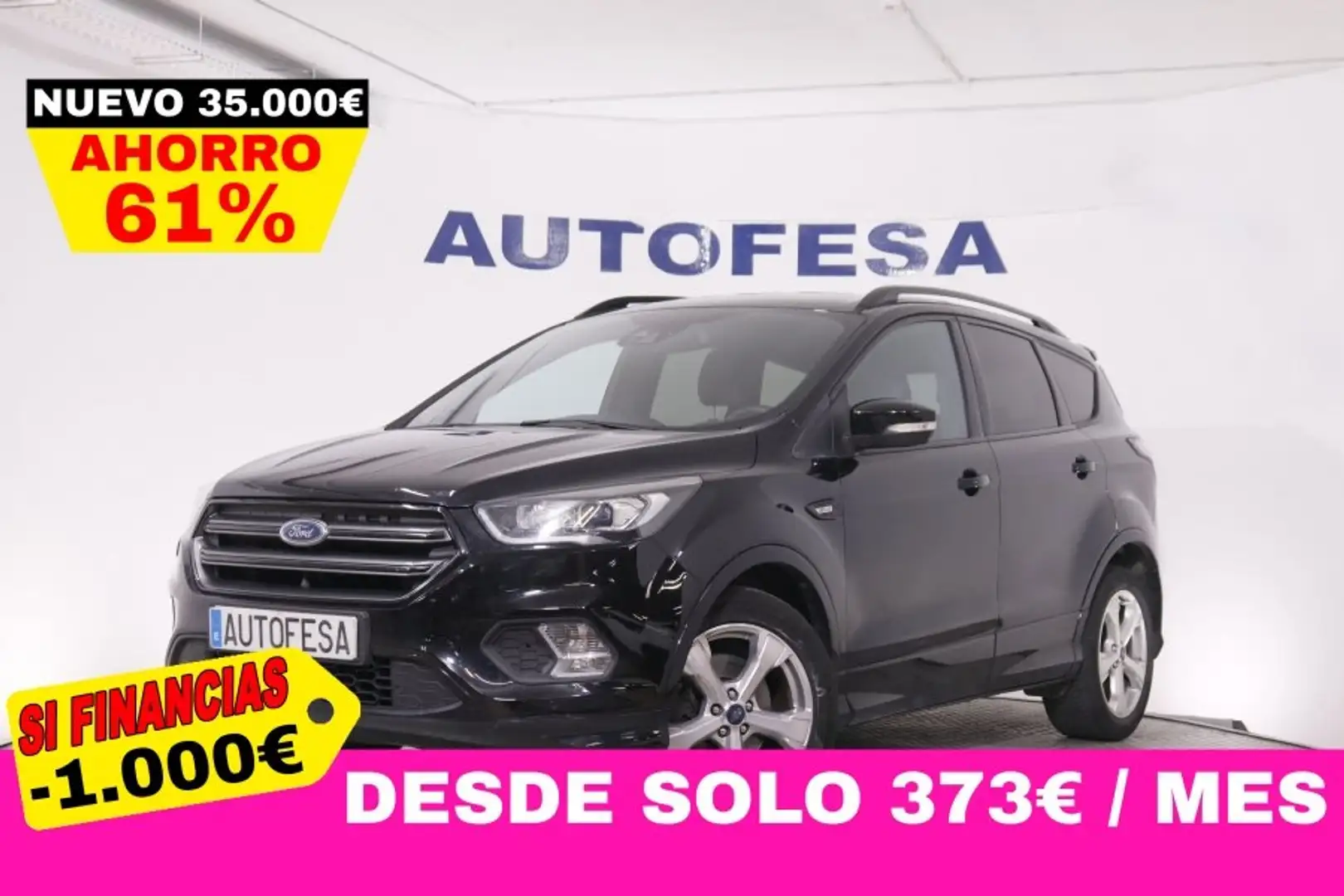 Ford Kuga 2.0 TDCI ST-LINE 150CV 5P # NAVY,BIXENON,CAMARA TR Negro - 1