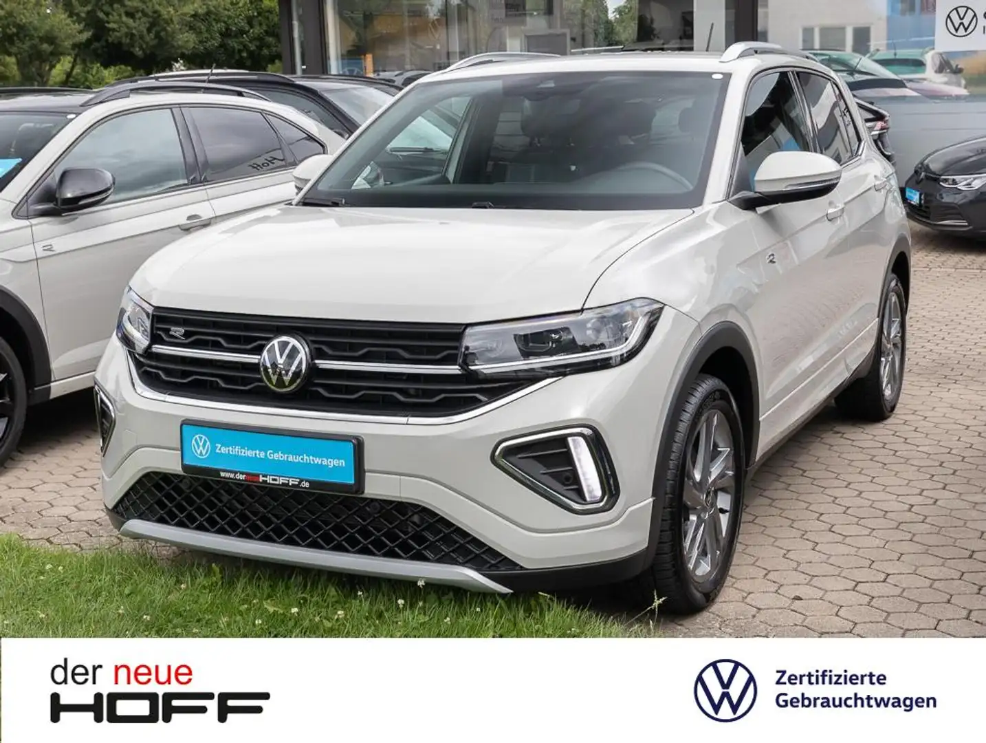 Volkswagen T-Cross 1.0 TSI R-Line Navi AHK Bluetooth Kamera Grau - 1