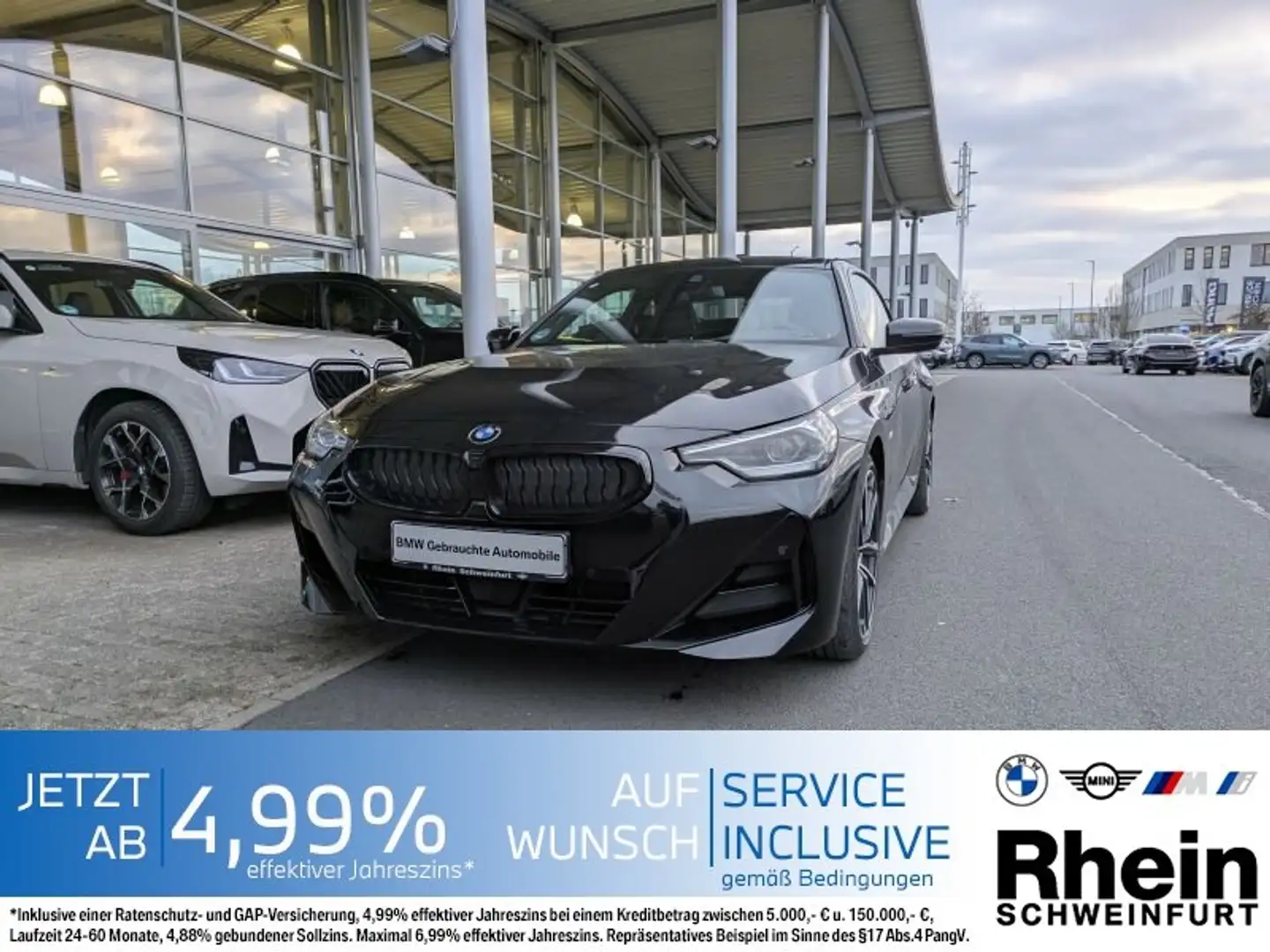 BMW 220 i Coupé M Sport LiveCockpit. Sportlenkung. Schwarz - 1