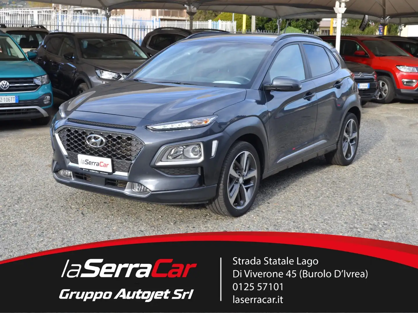 Hyundai KONA Kona 1.6 crdi Exellence 2wd 136cv dct Grijs - 1