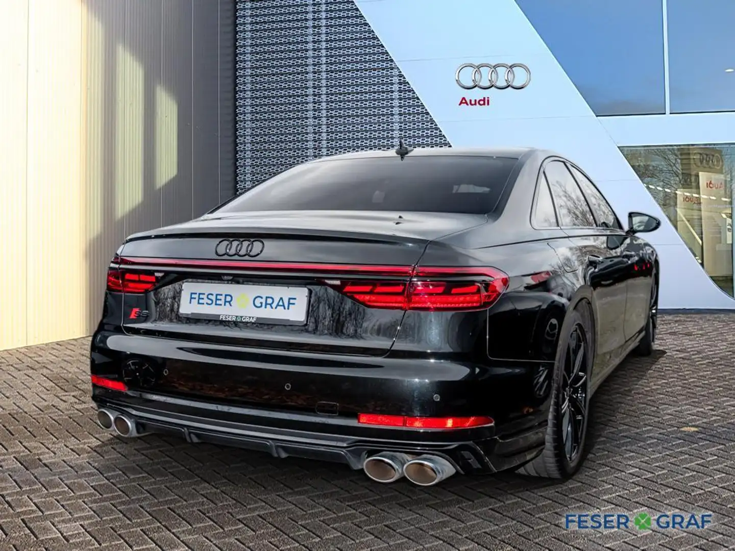 Audi S8 Matrix/Pano/Standhzg/HuD/Optik schwarz Чёрный - 2
