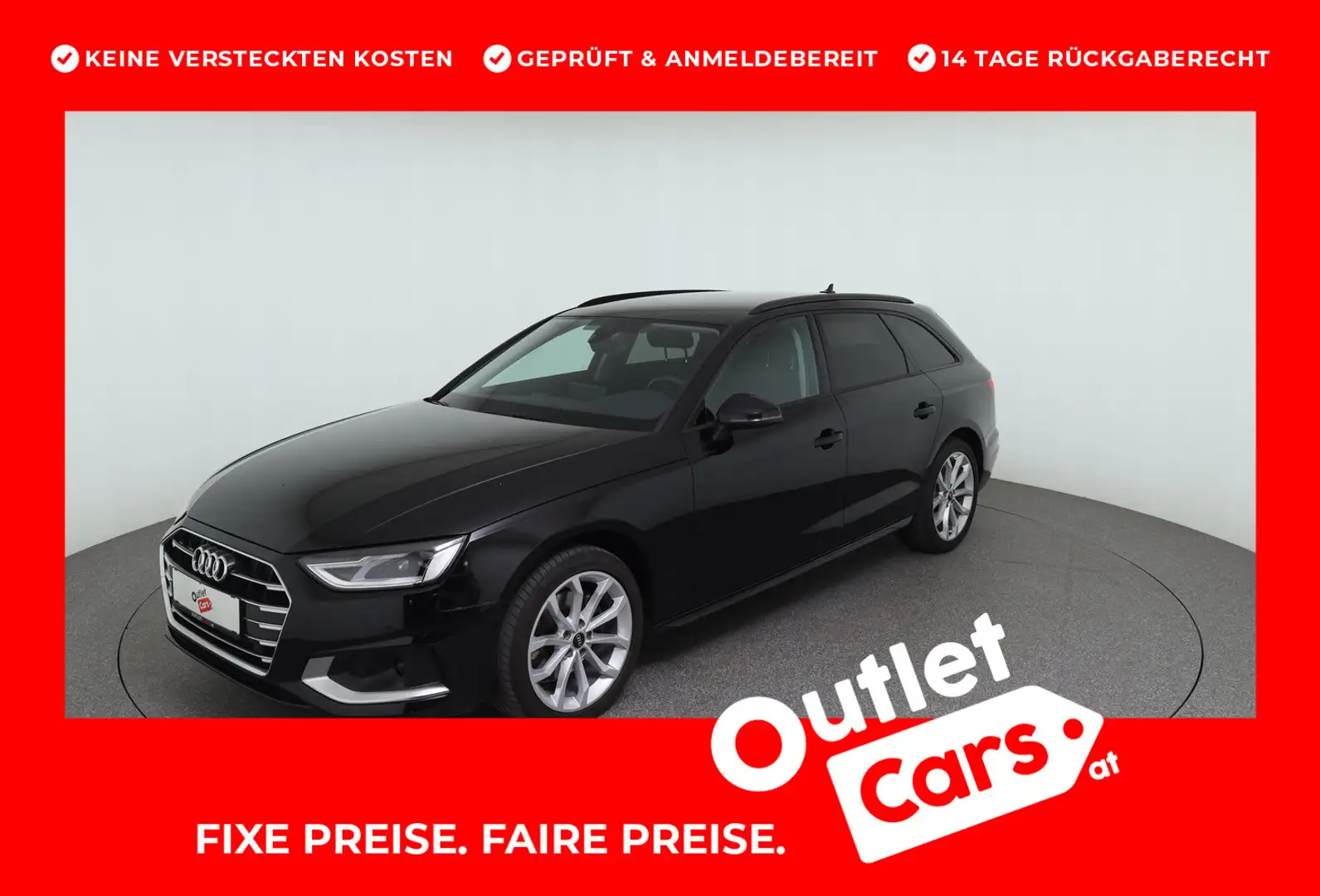 Audi A4 35 TDI advanced Schwarz - 1
