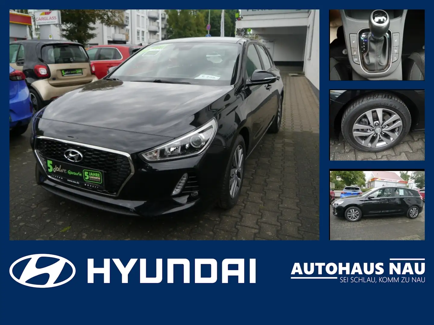 Hyundai i30 1.4 T-GDI Trend Incl.BigDeal Inspektionspaket Noir - 1
