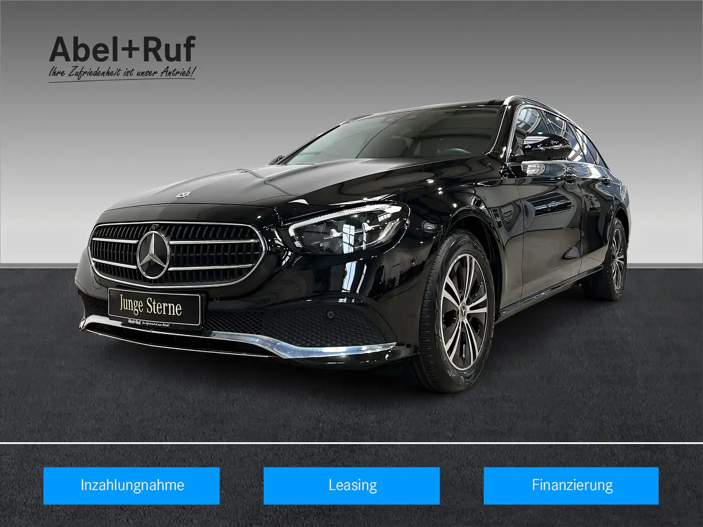 Mercedes-Benz E 300 d 4M T AVANTGARDE+MBUX+LED+CarPlay+HuD+DAB Schwarz - 1