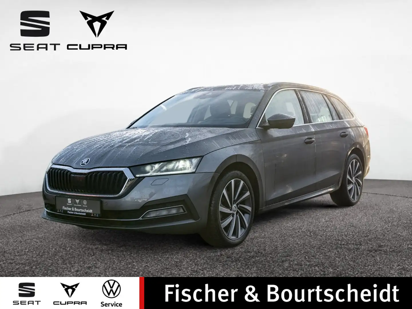 Skoda Octavia Combi 2.0 TDI Style NAVI PANO AHK KAM Grau - 1