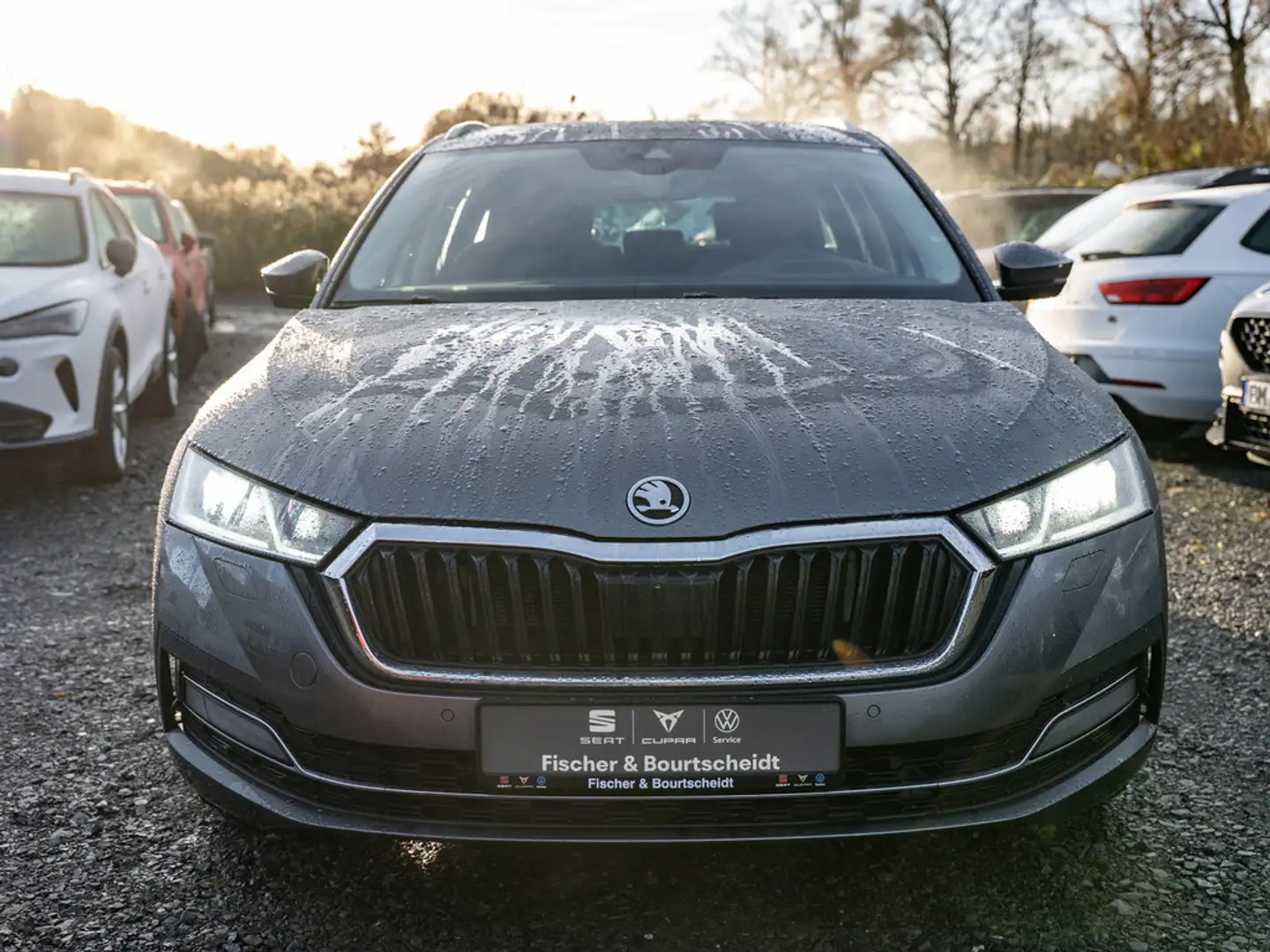 Skoda Octavia Combi 2.0 TDI Style NAVI PANO AHK KAM Grau - 2