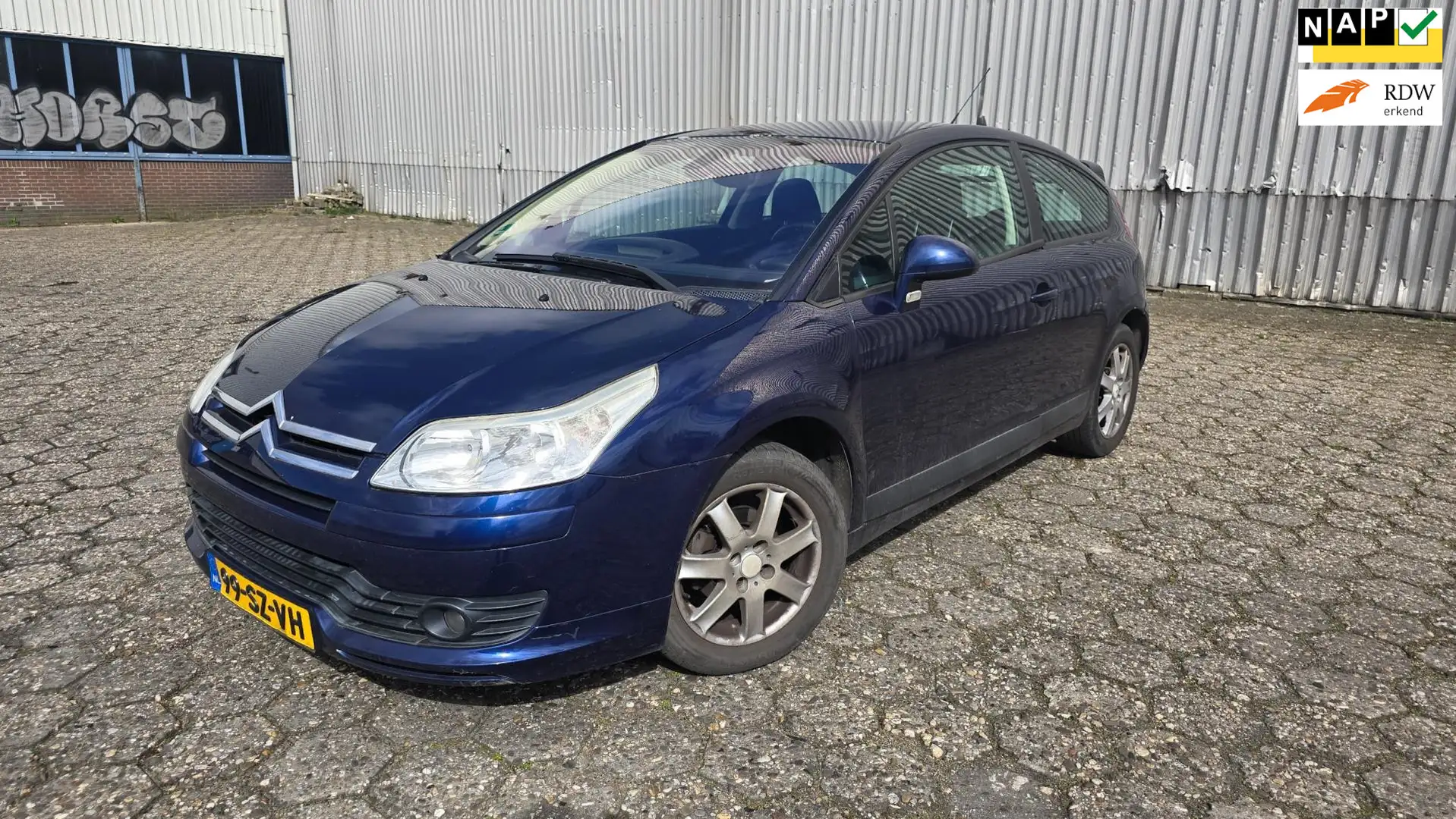 Citroen C4 Coupé 1.6-16V VTR+ Blauw - 1