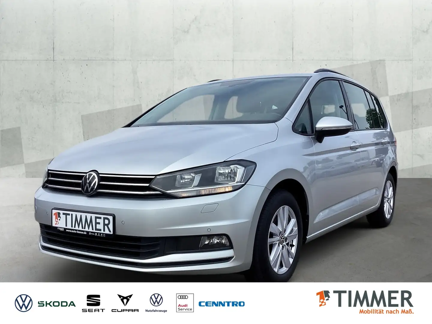 Volkswagen Touran 2.0 TDI DSG COMFORT *SHZ *APP *NAVI *ALU *DAB+ * Plateado - 1