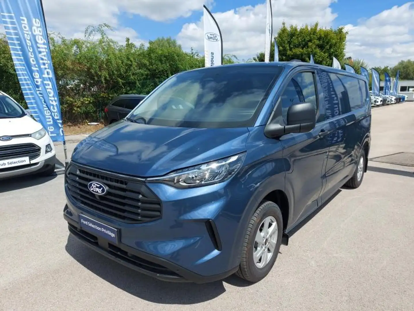 Ford Transit Custom 280 L2H1 2.0 EcoBlue 136ch Trend Bleu - 1