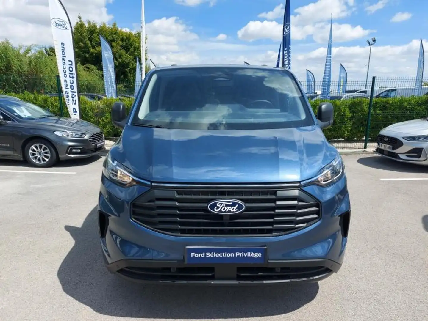 Ford Transit Custom 280 L2H1 2.0 EcoBlue 136ch Trend Bleu - 2
