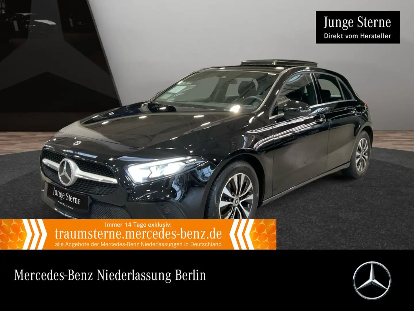 Mercedes-Benz A 180 STYLE+PANO+360°+LED+TOTW+7G Schwarz - 1