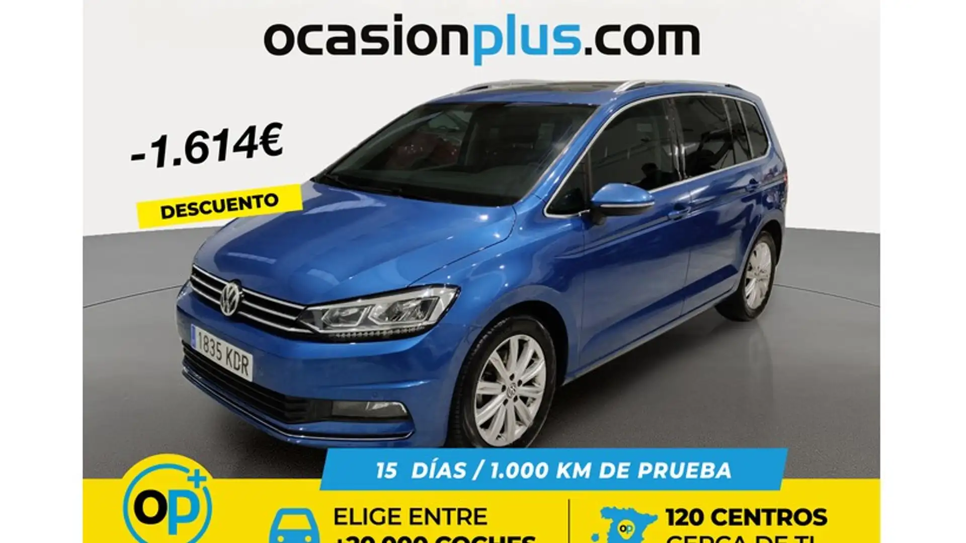 Volkswagen Touran 2.0TDI CR BMT Sport 110kW Bleu - 1