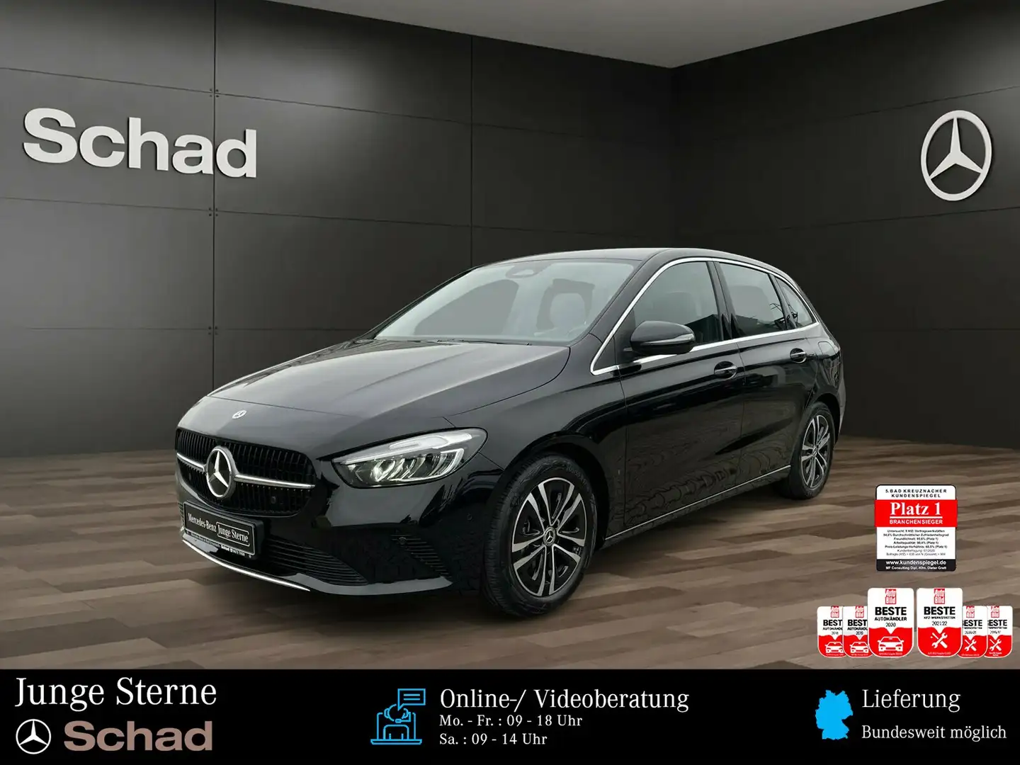 Mercedes-Benz B 180 B 180 PROGR+LED+KAMERA+EASY+P+ASSIST+CARPLAY+SHZ Noir - 1