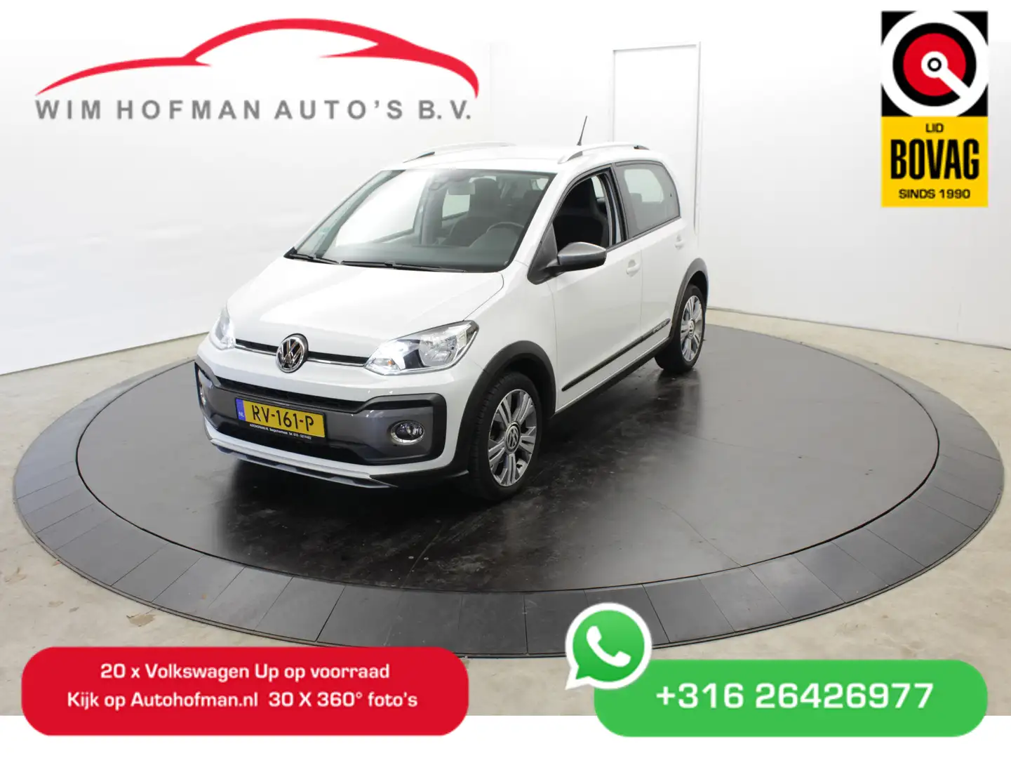 Volkswagen up! 1.0 BMT 75PK cross up! Adapt.cruise Camera PDC Wit - 1