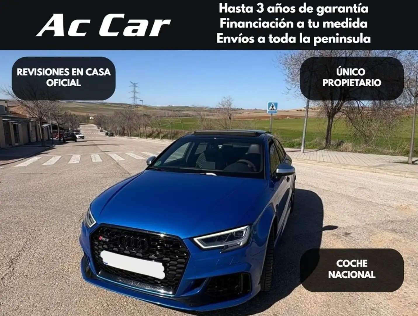 Audi RS3 Sedán 2.5 TFSI quattro S tronic 294kW Azul - 1