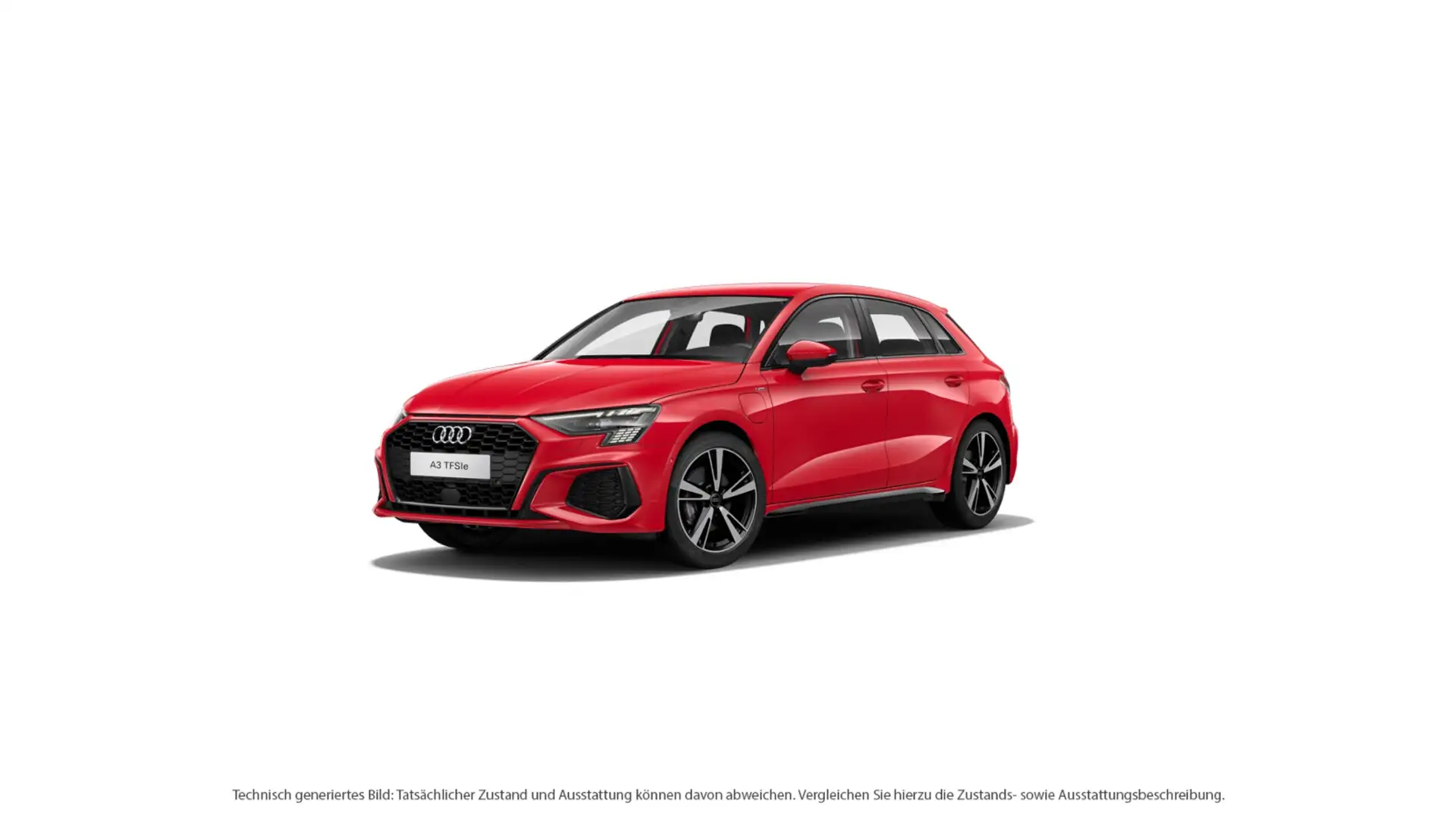 Audi A3 40 TFSIe Sportback S tronic S line Rot - 2
