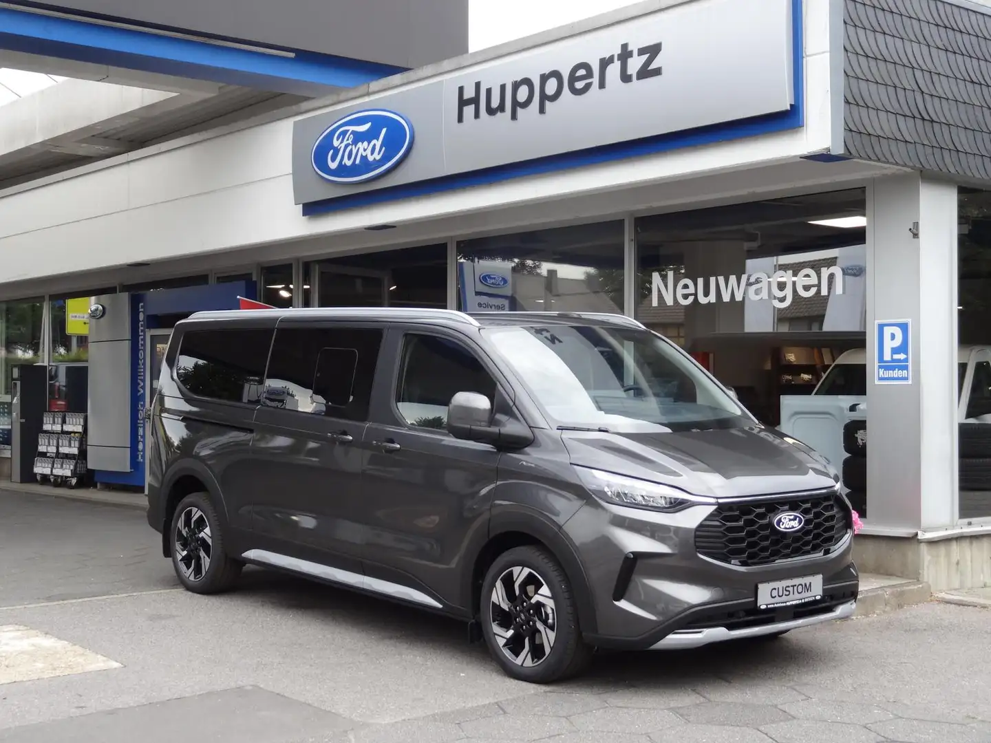 Ford Tourneo Custom L2 Active AWD AUT AHK 19" 8S RFK Gris - 1