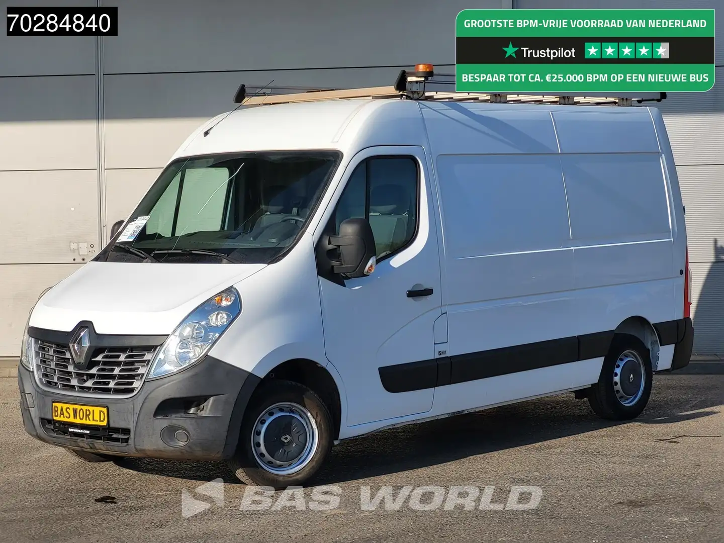 Renault Master 130PK L2H2 Trekhaak Airco Cruise Imperiaal Euro6 L Wit - 1
