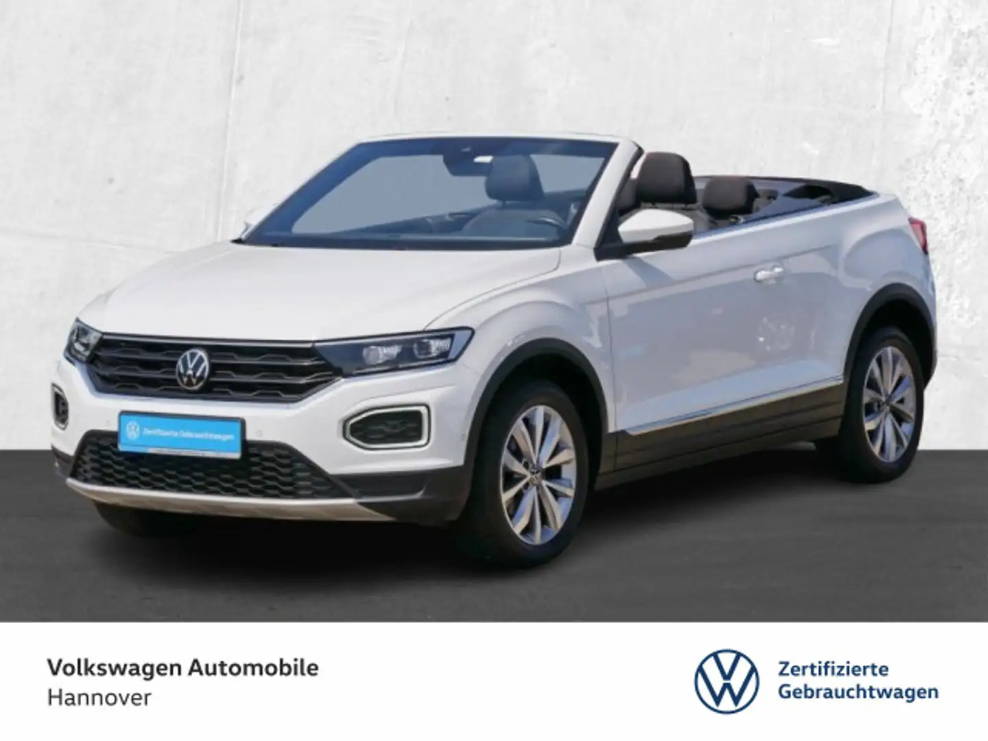 Volkswagen T-Roc 1.0 TSI Style Navi LED STHZG PDC Weiß - 1