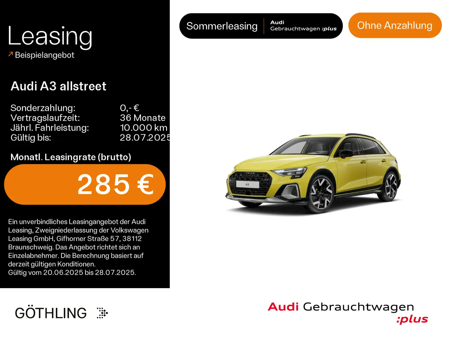 Audi A3 35 TFSI S tro*Sonos*HUD*S-Sitze*Rau Amarillo - 1