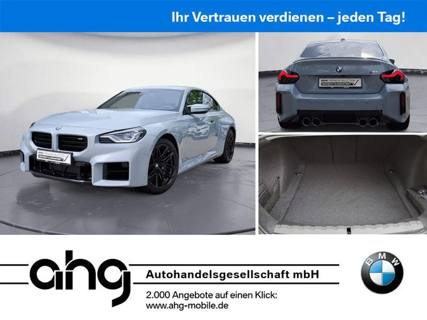 BMW M2 Coupe Navi Klima PDC Kamera HiFi Sportsitze S Gris - 1
